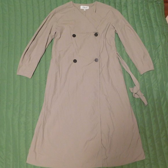 PROLOGUE Lightweight Simple Elegant Trench Coat M - Picture 1 of 7